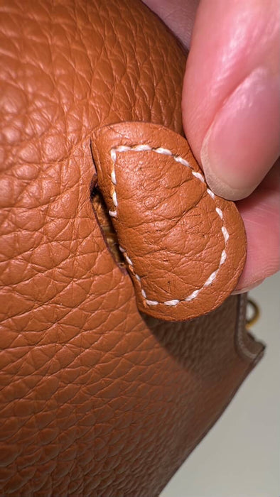 Hermès Evelyne TPM Gold Clemence Gold Hardware – Stamp Z 2021