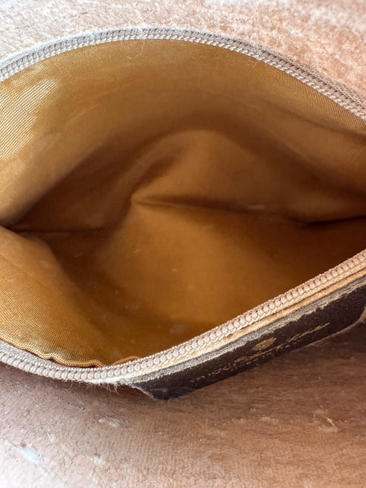 Gucci GG sherry line crossbody bag- brown