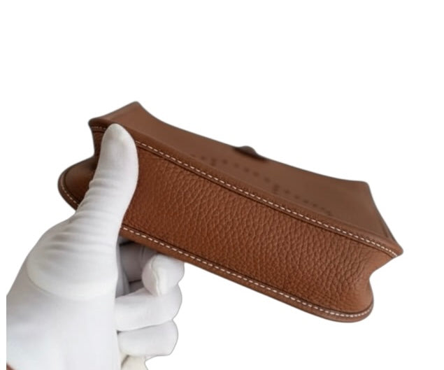 Hermès Evelyne TPM Gold Clemence Gold Hardware – Stamp Z 2021