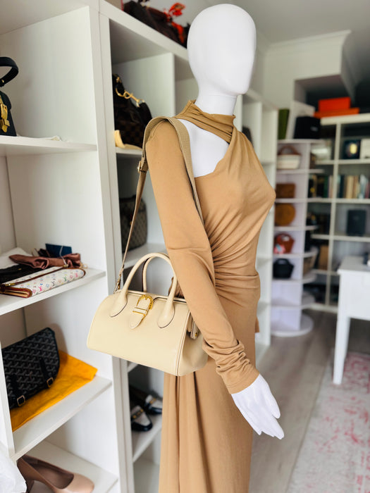 Valentino Leather Handbag - Beige