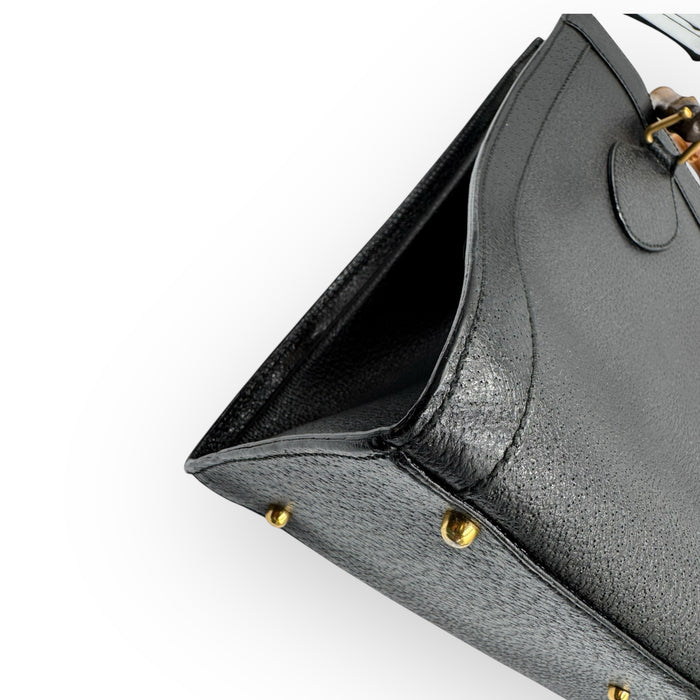 Gucci Diana Bamboo Tote Bag - Black