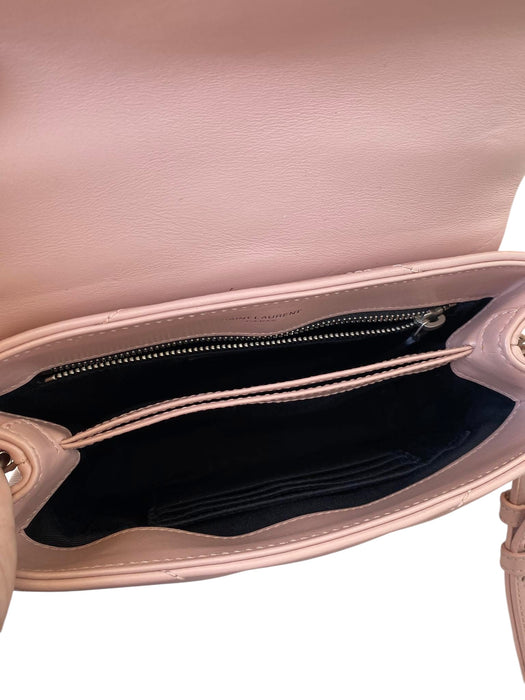 Saint Laurent Toy Loulou Bag – Pink Nude Chevron Leather