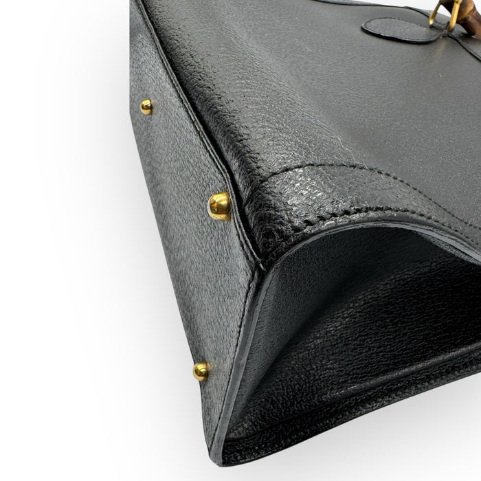 Gucci Diana Bamboo Tote Bag - Black