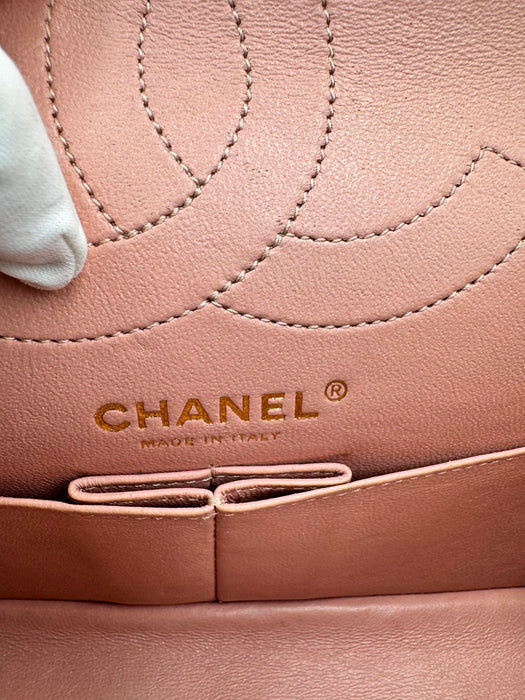 Chanel Reissue 2.55 Terracotta Quilted Leather Double Flap Bag Small | Aged Gold Hardware