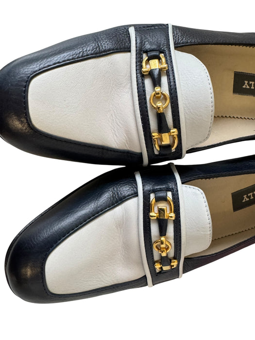 Bally heel loafers- Navy EU 39