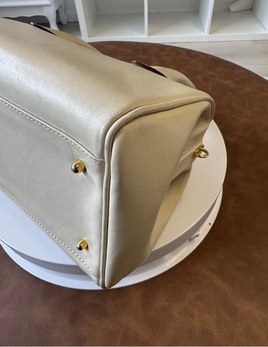 Valentino Leather Handbag - Beige