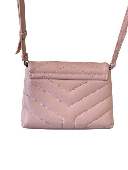 Saint Laurent Toy Loulou Bag – Pink Nude Chevron Leather