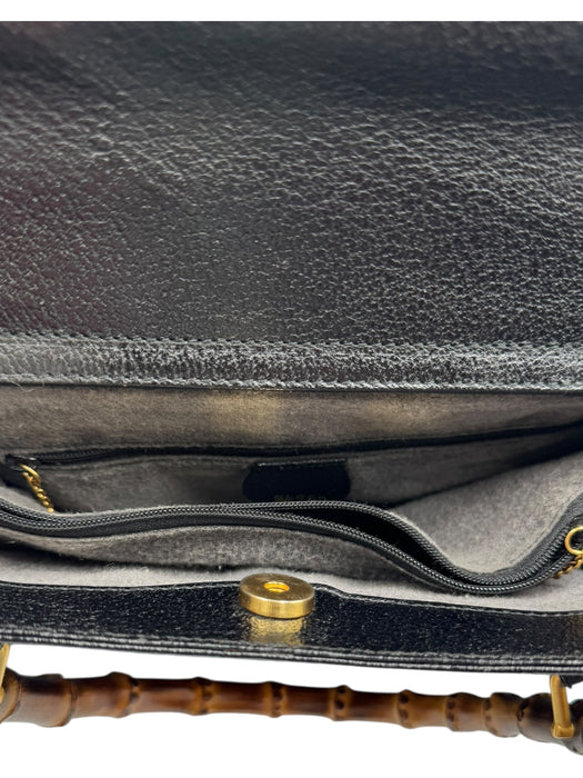 Gucci Diana Bamboo Tote Bag - Black