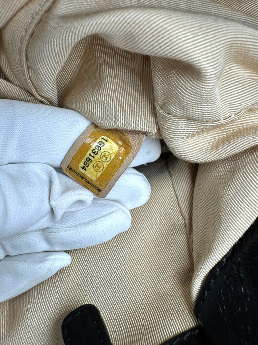 Chanel In The Mix Shopping Tote Beige & Black Quilted Leather Bag