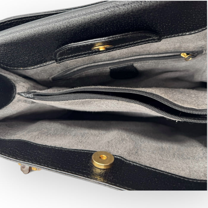 Gucci Diana Bamboo Tote Bag - Black