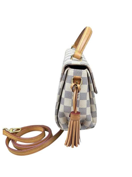 Louis Vuitton Croisette Damier Azur Crossbody Bag | Gold Hardware