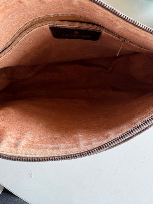 Gucci GG sherry line crossbody bag- brown