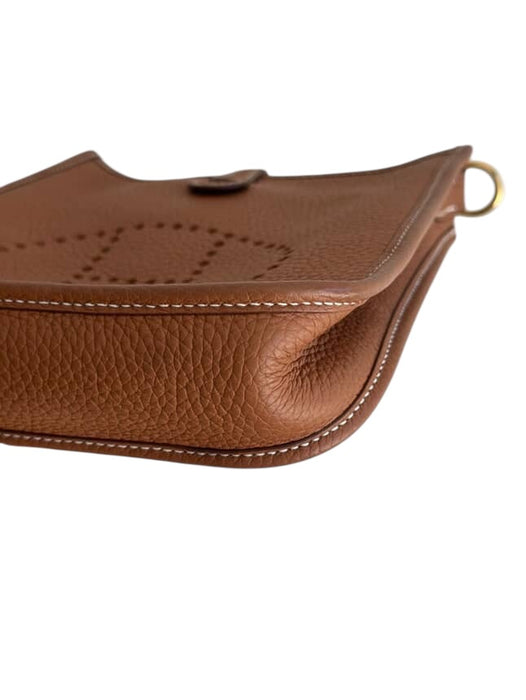 Hermès Evelyne TPM Gold Clemence Gold Hardware – Stamp Z 2021