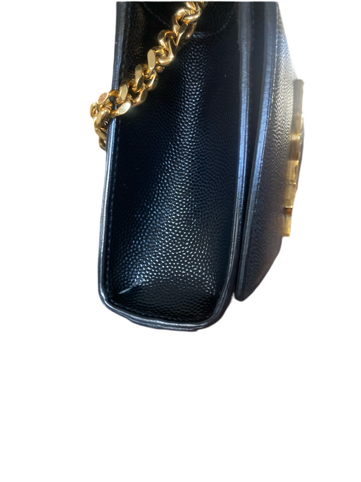 Saint Laurent Kate double chain small shoulder bag- Black