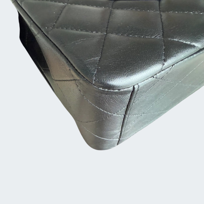 Chanel Classic flap maxi quilted lambskin GHW- Black