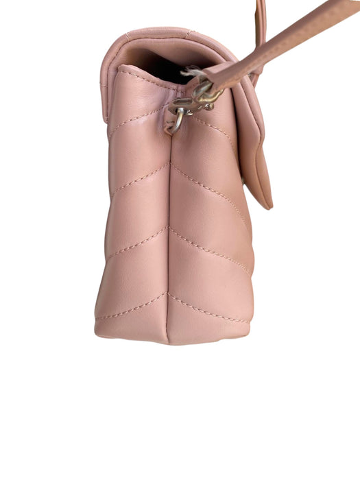Saint Laurent Toy Loulou Bag – Pink Nude Chevron Leather