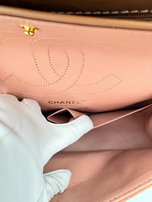 Chanel Reissue 2.55 Terracotta Quilted Leather Double Flap Bag Small | Aged Gold Hardware