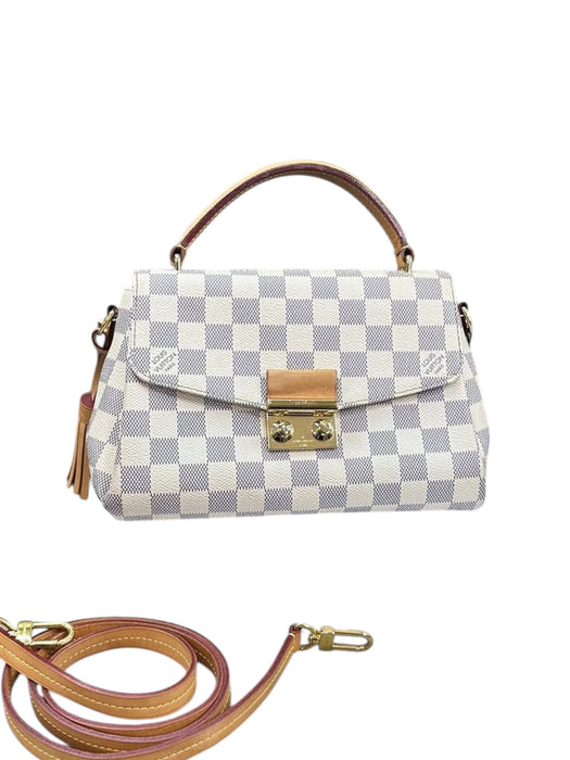 Louis Vuitton Croisette Damier Azur Crossbody Bag | Gold Hardware