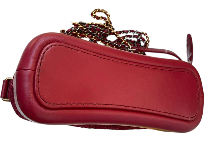 Chanel Gabrielle Small Hobo Bag – Red Tweed & Leather