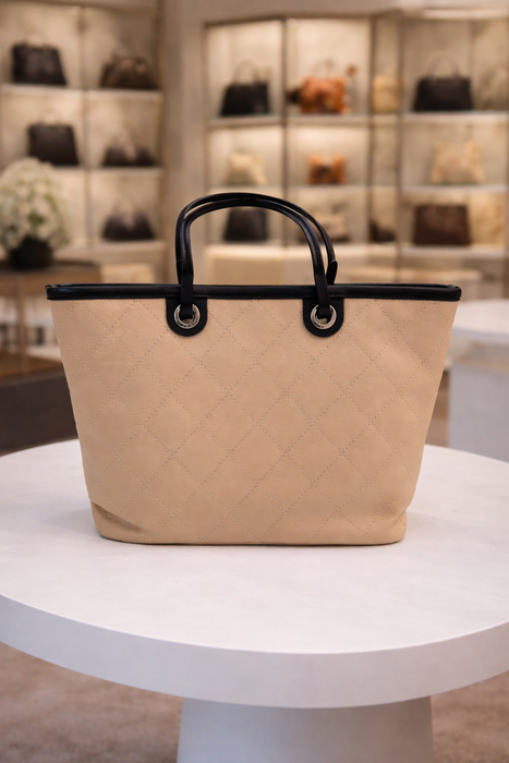 Chanel Shopping Fever Quilted Tote – Pale Pink