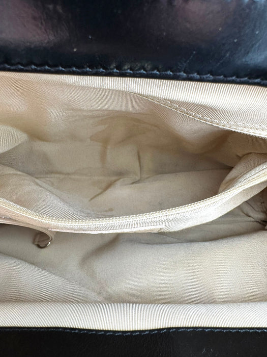Chanel In The Mix Shopping Tote Beige & Black Quilted Leather Bag