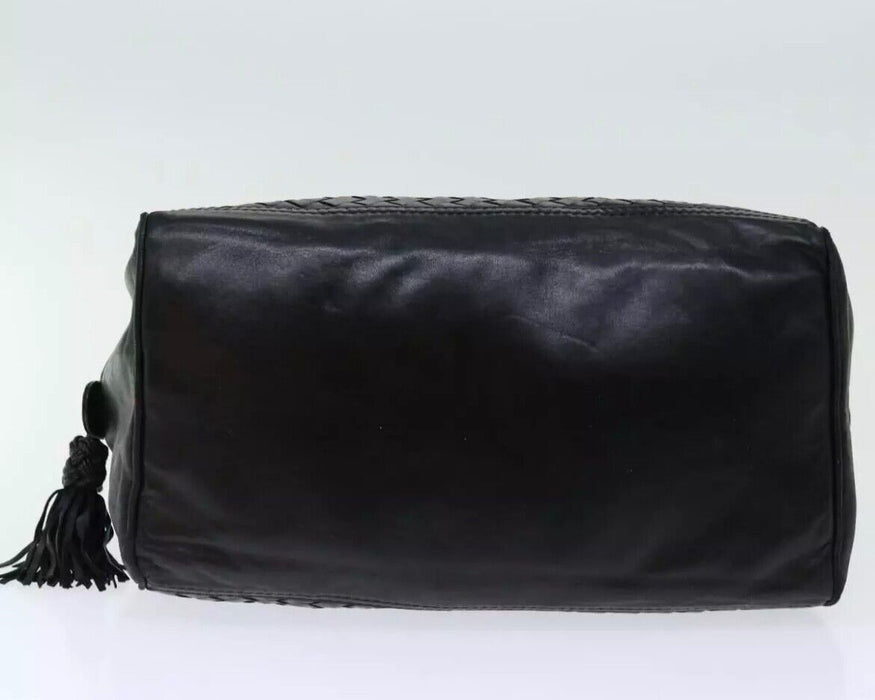 Bottega Veneta Medium Duffle Handle Bag - Black