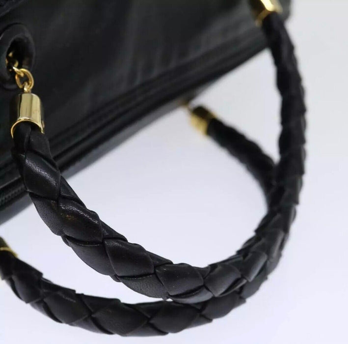 Bottega Veneta Medium Duffle Handle Bag - Black