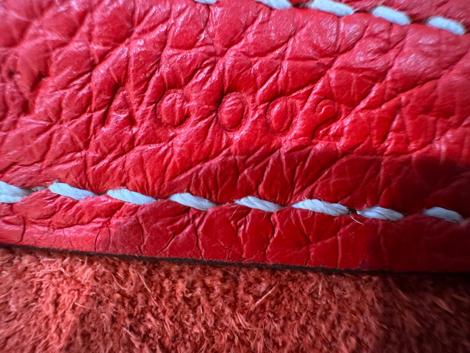 Hermes Picotin 22 bicolour- red and gold