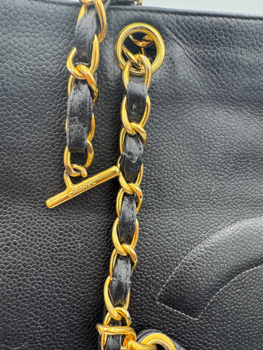 Chanel Vintage Timeless CC XL Caviar Leather Tote – Black