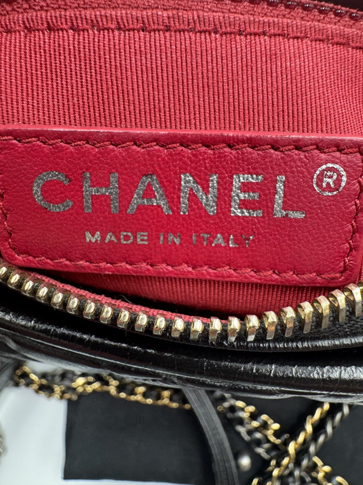 Chanel Gabrielle small hobo bag aged calfskin- Black
