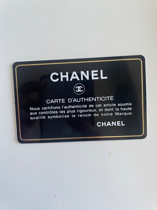 Chanel Coco CC Chocolate Bar Chain Patent Leather Tote - Black
