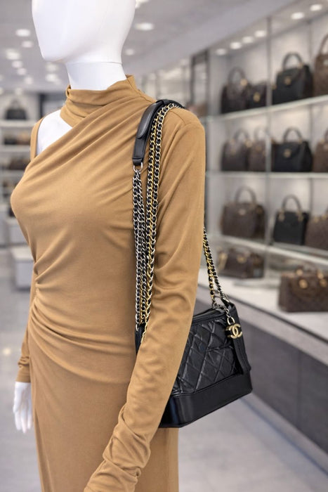 Chanel Gabrielle Small Hobo Bag – Black Aged Calfskin