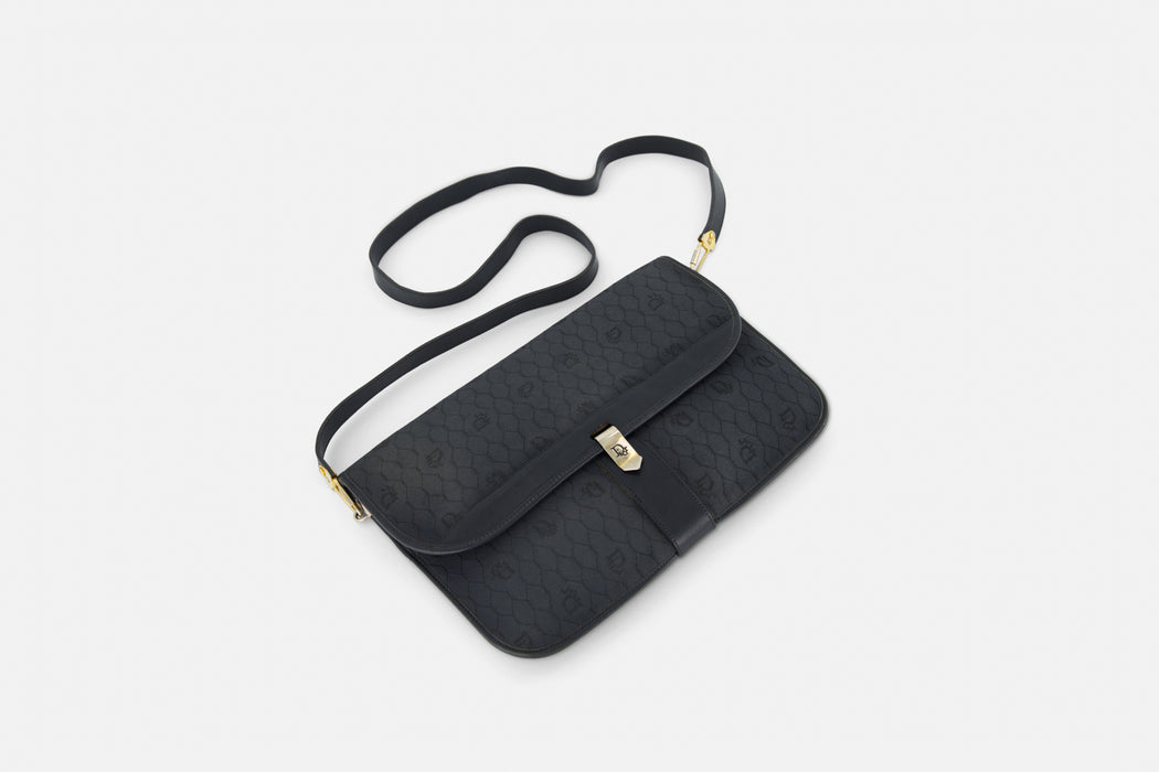 Christian Dior Vintage Oblique trotter bag- Navy