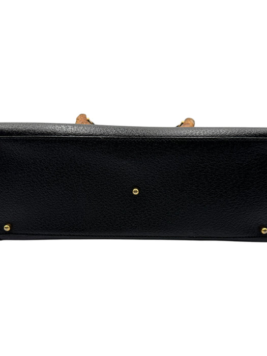 Gucci Diana Bamboo Tote Bag - Black