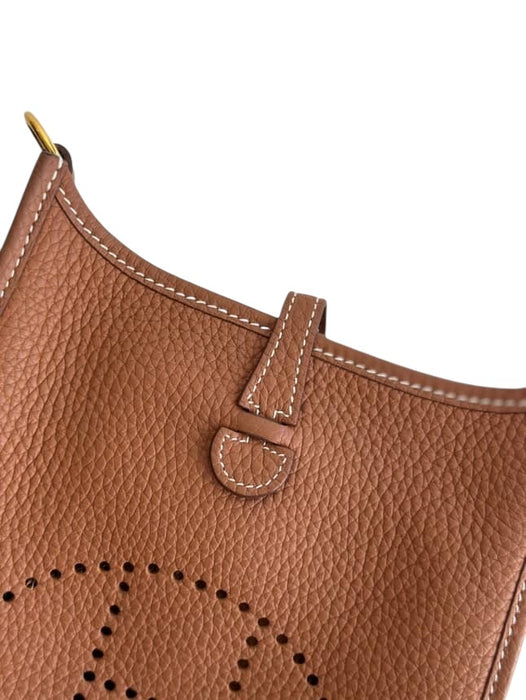 Hermès Evelyne TPM Gold Clemence Gold Hardware – Stamp Z 2021