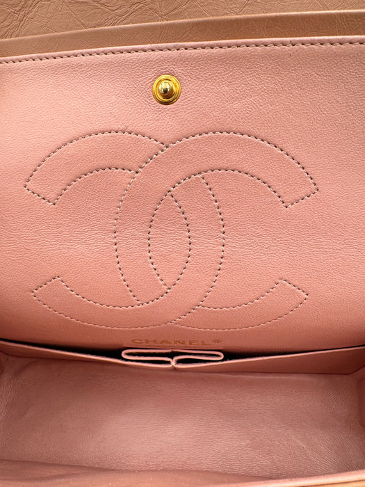 Chanel Reissue 2.55 Terracotta Quilted Leather Double Flap Bag Small | Aged Gold Hardware