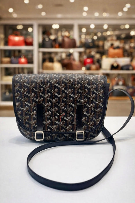 Goyard Goyardine Belvedere black PM