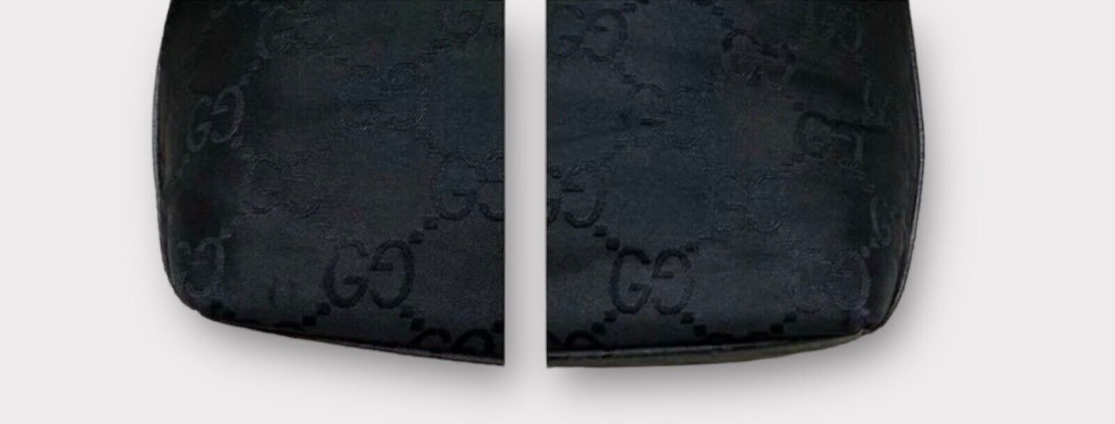 Gucci GG Supreme Canvas Large Leather Hobo Bag - Black