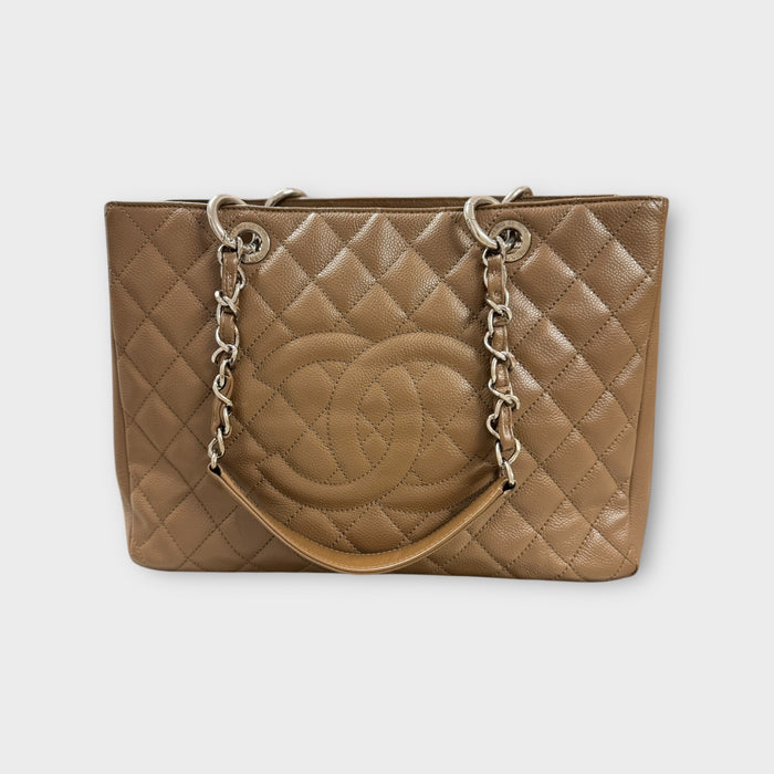 Chanel GST caviar shoulder bag- Brown