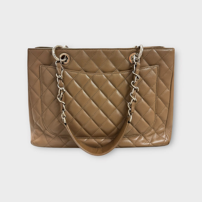 Chanel GST caviar shoulder bag- Brown
