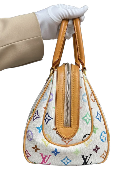 LOUIS VUITTON
White Monogram Multicolore Canvas Priscilla Bag