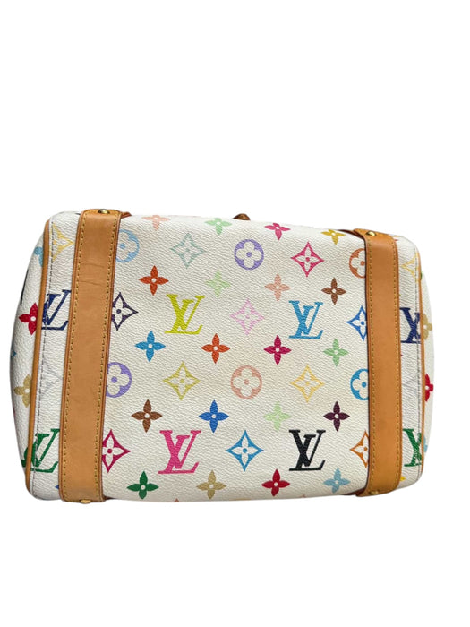 LOUIS VUITTON
White Monogram Multicolore Canvas Priscilla Bag