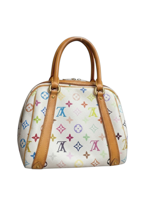 LOUIS VUITTON
White Monogram Multicolore Canvas Priscilla Bag