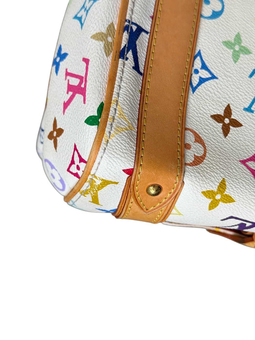 LOUIS VUITTON
White Monogram Multicolore Canvas Priscilla Bag