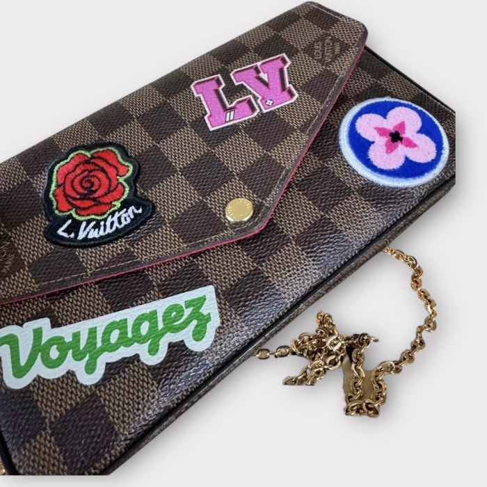 Louis Vuitton Pochette Felicie Damier Ebene World Tour Limited Edition Bag