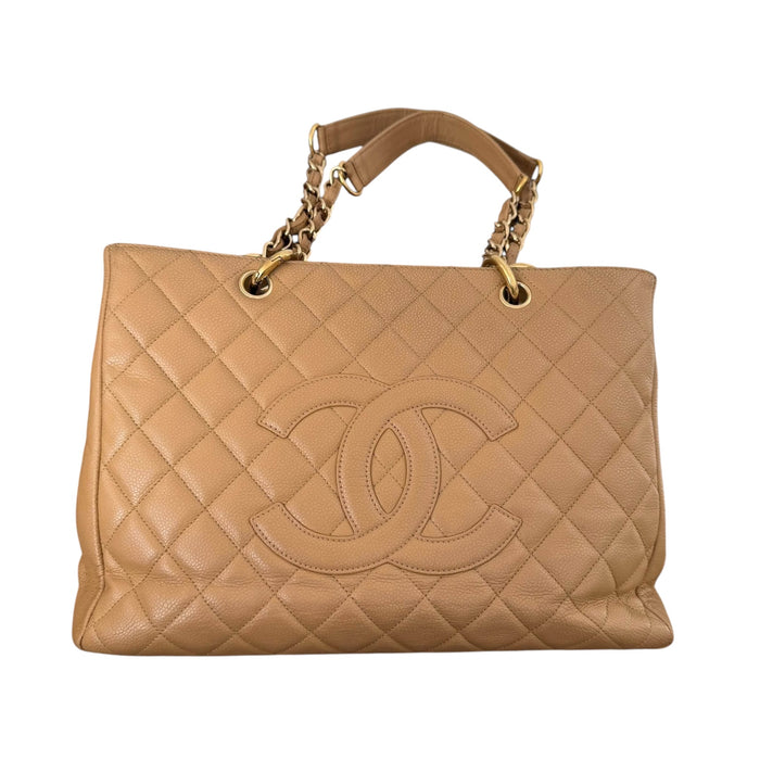 Chanel GST 34cm Dark Beige Caviar Tote | Luxe Indulgence