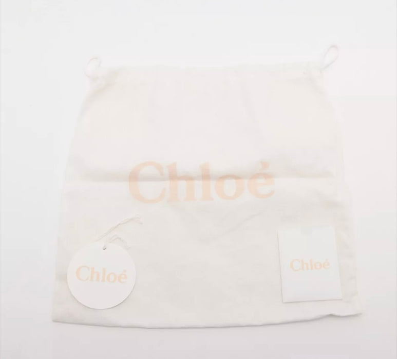 Chloe Drew Leather Chain Bag - Beige