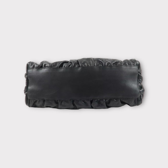 Gucci Abbey Guccissima Leather Hobo Bag - Black