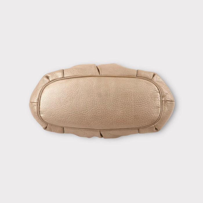 Gucci Sukey Two-Way Leather Bag - Nude