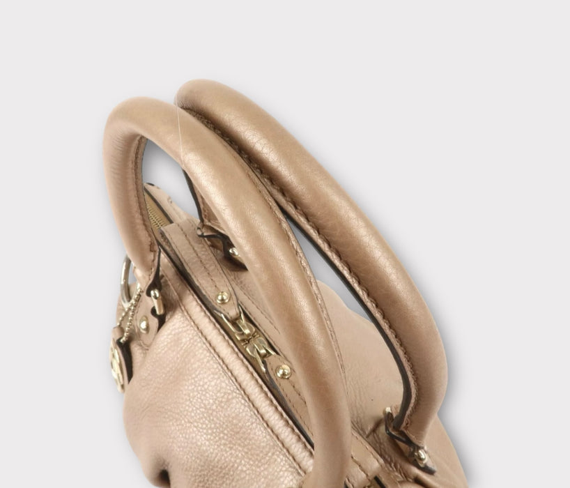 Gucci Sukey Two-Way Leather Bag - Nude